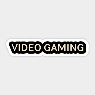 Video Gaming TV Hobbies Passions Interests Fun Things to Do Sticker